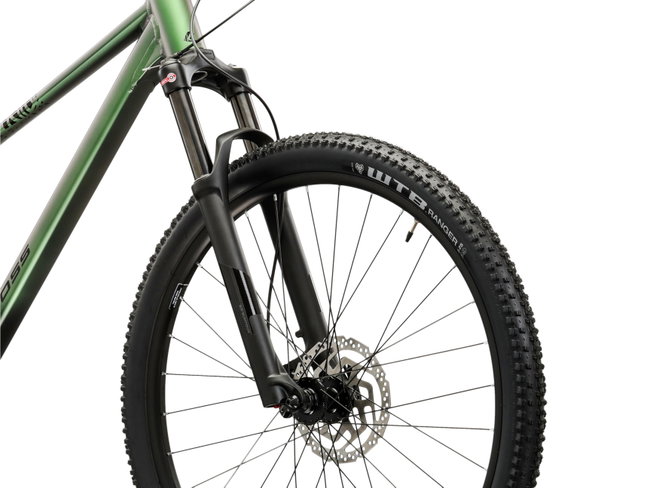 Bicicleta MTB Hardtail Kross Level X300 29 inch verde / neagra Shimano Cues