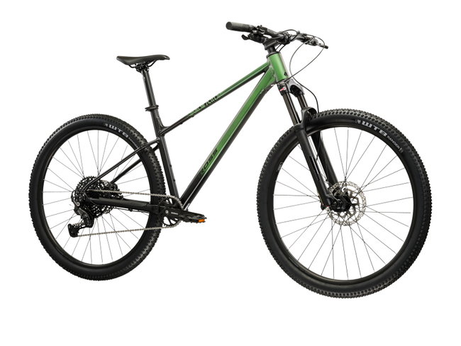 Bicicleta MTB Hardtail Kross Level X300 29 inch verde / neagra Shimano Cues