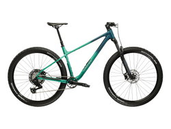 Bicicleta MTB Hardtail Kross Level X500 29 inch verde marin / turcoaz SRAM Eagle