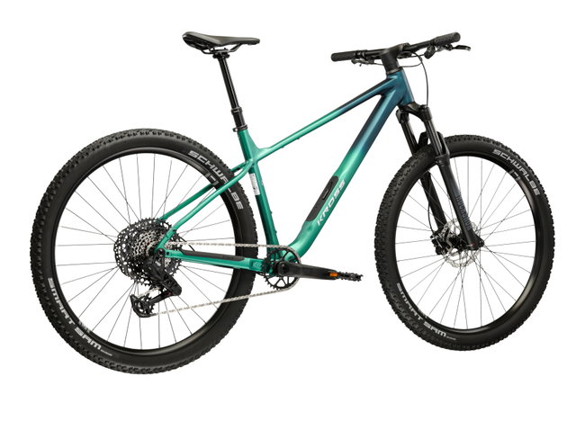 Bicicleta MTB Hardtail Kross Level X500 29 inch verde marin / turcoaz SRAM Eagle