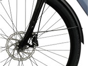 Bicicleta Electrica City Kross Sentio Hybrid 2.0 ECO 28 inch gri inchis / bleumarin Shimano Tourney
