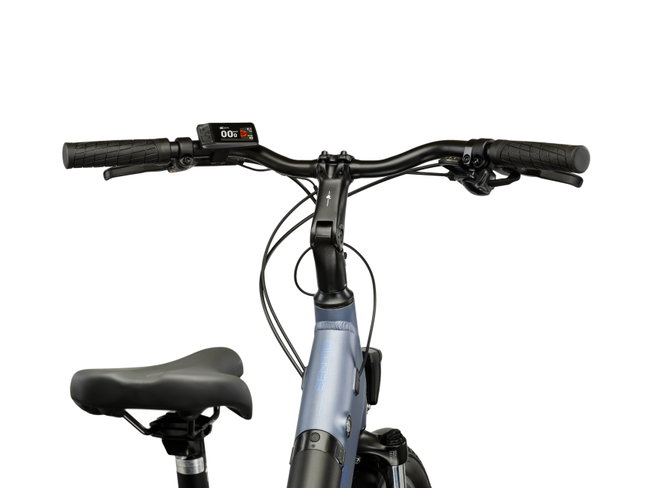 Bicicleta Electrica City Kross Sentio Hybrid 2.0 ECO 28 inch gri inchis / bleumarin Shimano Tourney