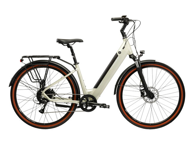 Bicicleta Electrica City Kross Sentio Hybrid 3.0 SUV 28 inch argintie / gri Shimano Acera