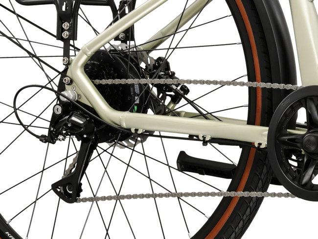 Bicicleta Electrica City Kross Sentio Hybrid 3.0 SUV 28 inch argintie / gri Shimano Acera