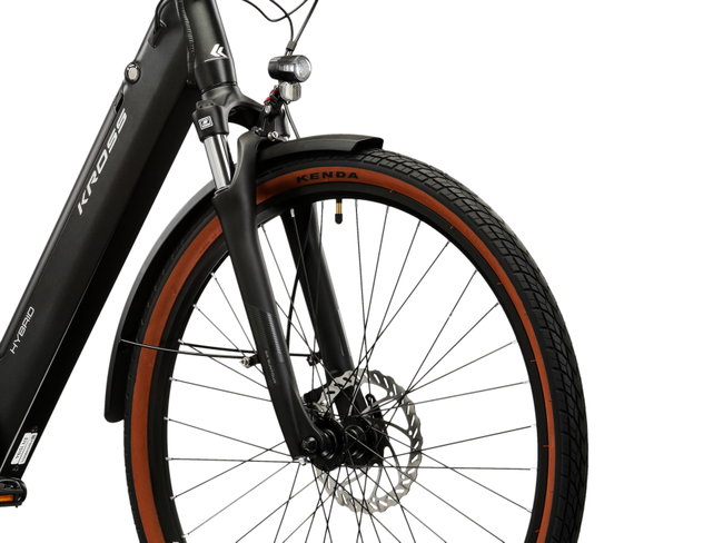 Bicicleta Electrica City Kross Sentio Hybrid 3.0 SUV 28 inch grafit / argintie Shimano Acera