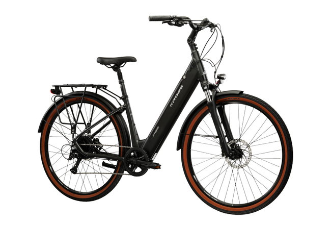 Bicicleta Electrica City Kross Sentio Hybrid 3.0 SUV 28 inch grafit / argintie Shimano Acera