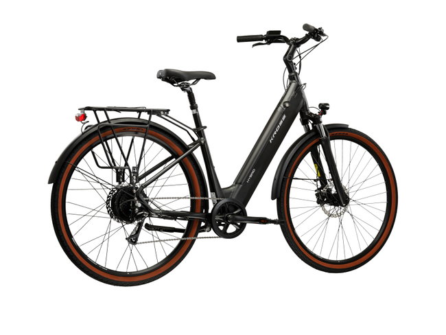 Bicicleta Electrica City Kross Sentio Hybrid 3.0 SUV 28 inch grafit / argintie Shimano Acera