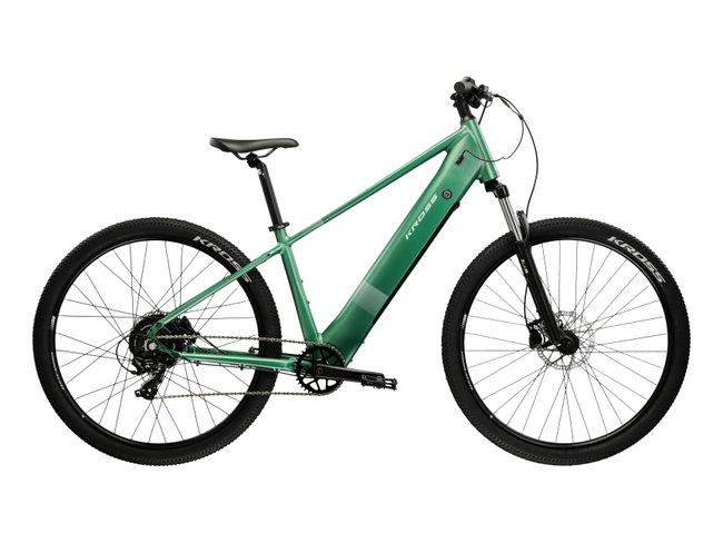 Bicicleta Electrica MTB Kross Solar Boost 1.0 29 inch verde Shimano Tourney