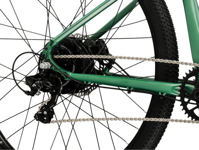 Bicicleta Electrica MTB Kross Solar Boost 1.0 29 inch verde Shimano Tourney