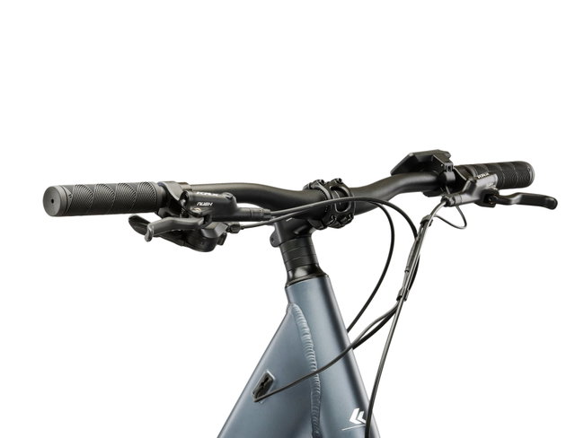 Bicicleta Electrica MTB Kross Solar Boost 1.0 LS 29 inch grafit / argintie Shimano Tourney