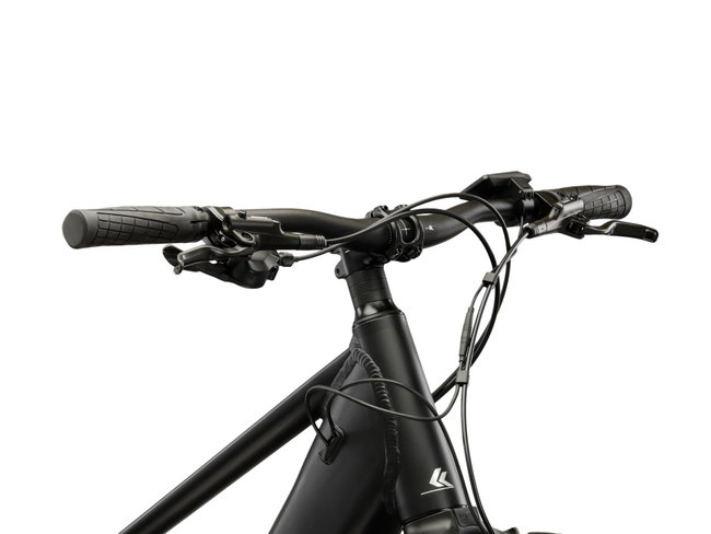 Bicicleta Electrica MTB Kross Solar Boost 2.0 SUV 29 inch neagra / argintie Shimano