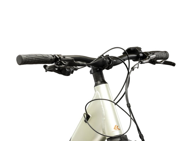 Bicicleta Electrica MTB Kross Solar Boost 2.0 SUV LS 29 inch argintie / aramie Shimano