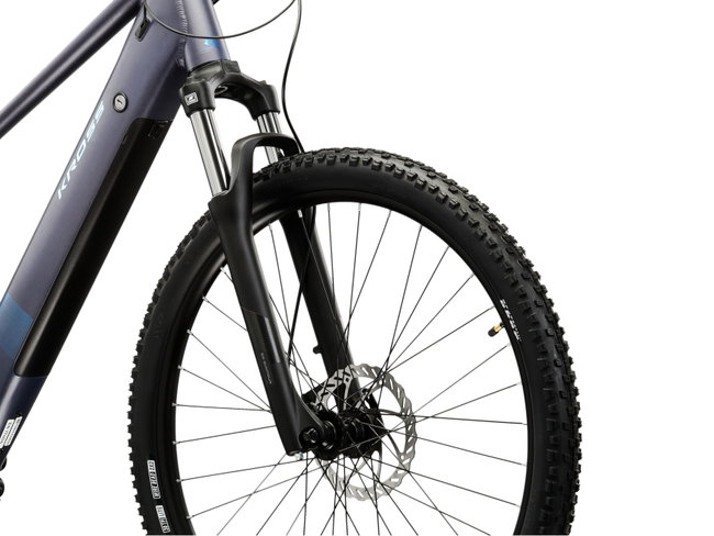 Bicicleta Electrica MTB Kross Solar Boost 2.0 29 inch gri / albastra Shimano