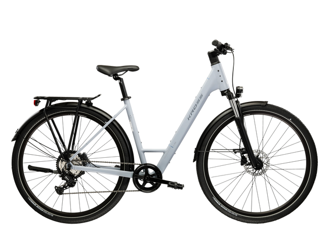Bicicleta Urban Kross Sentio C100 28 inch gri / grafit Shimano