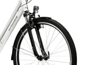 Bicicleta Urban Kross Trans T100 28 inch alba / grafit Shimano Altus