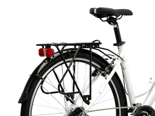 Bicicleta Urban Kross Trans T100 28 inch alba / grafit Shimano Altus