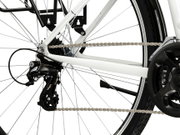 Bicicleta Urban Kross Trans T100 28 inch alba / grafit Shimano Altus