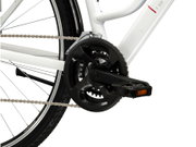 Bicicleta Urban Kross Trans T100 28 inch alba / grafit Shimano Altus