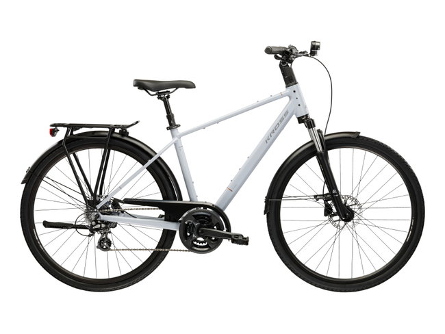 Bicicleta Urban Kross Trans T200 28 inch gri / grafit Shimano Altus