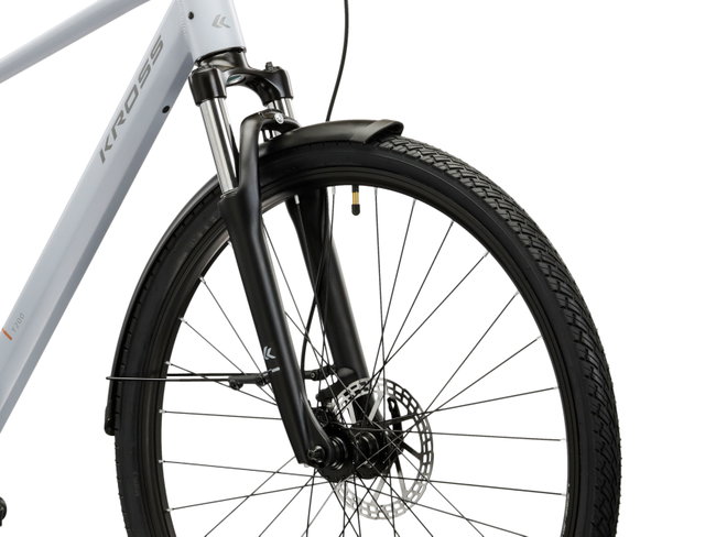 Bicicleta Urban Kross Trans T200 28 inch gri / grafit Shimano Altus