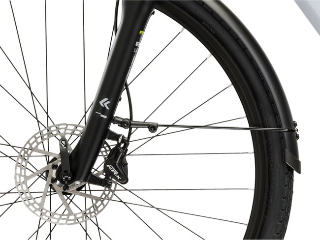 Bicicleta Urban Kross Trans T200 28 inch gri / grafit Shimano Altus