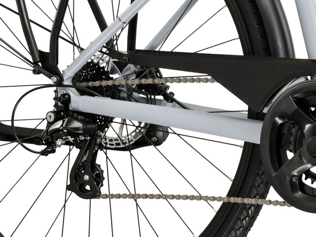 Bicicleta Urban Kross Trans T200 28 inch gri / grafit Shimano Altus