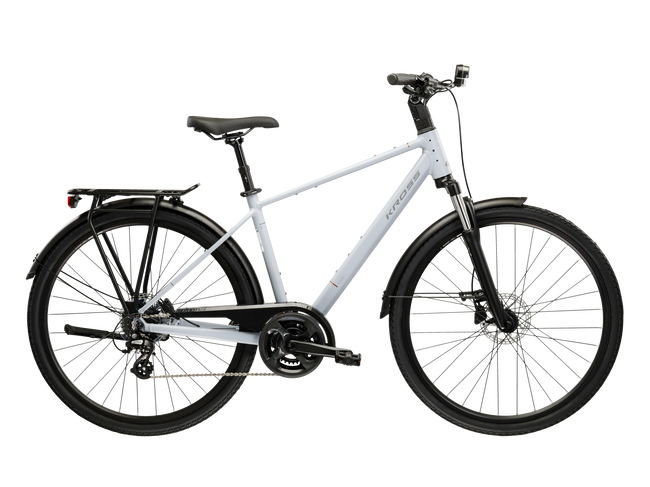 Bicicleta Urban Kross Trans T200 28 inch gri / grafit Shimano Altus
