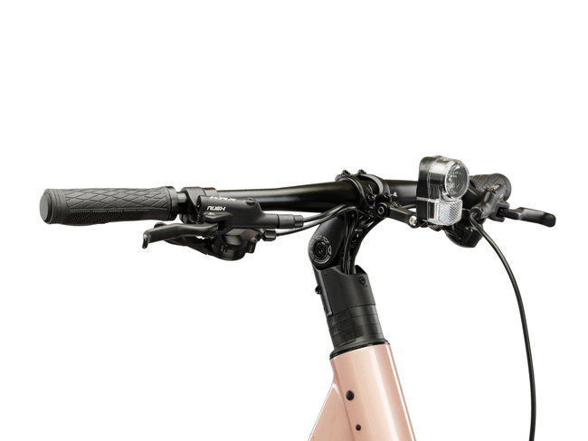 Bicicleta Urban Kross Trans T200 28 inch roz / aurie / grafit Shimano Altus