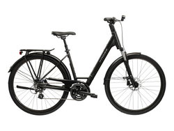 Bicicleta Urban Kross Trans T200 28 inch neagra / grafit Shimano Altus
