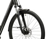 Bicicleta Urban Kross Trans T200 28 inch neagra / grafit Shimano Altus