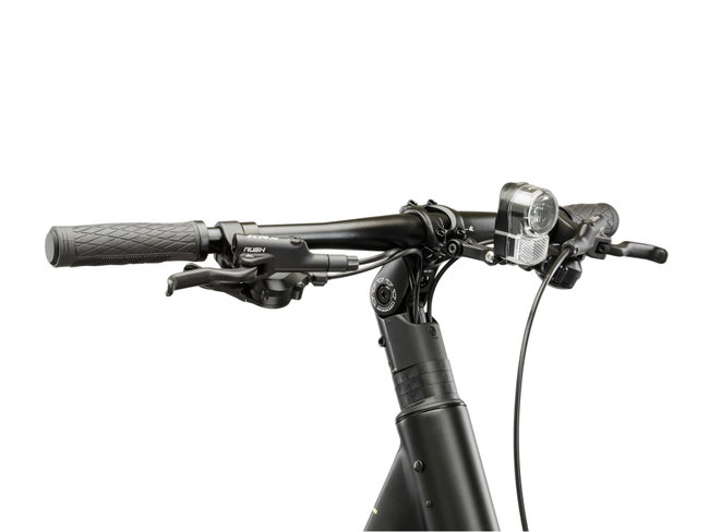 Bicicleta Urban Kross Trans T200 28 inch neagra / grafit Shimano Altus