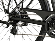 Bicicleta Urban Kross Trans T200 28 inch neagra / grafit Shimano Altus