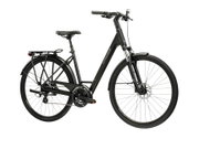 Bicicleta Urban Kross Trans T200 28 inch neagra / grafit Shimano Altus