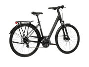 Bicicleta Urban Kross Trans T200 28 inch neagra / grafit Shimano Altus
