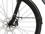 Bicicleta Urban Kross Trans T200 28 inch grafit / argintie Shimano Altus