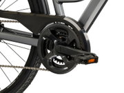 Bicicleta Urban Kross Trans T200 28 inch grafit / argintie Shimano Altus