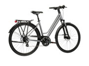 Bicicleta Urban Kross Trans T200 28 inch grafit / argintie Shimano Altus