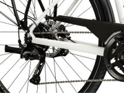 Bicicleta Urban Kross Trans T300 28 inch perla / argintie Shimano Cues