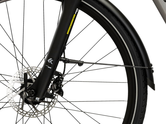 Bicicleta Urban Kross Trans T300 28 inch gri / neagra Shimano Cues