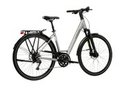 Bicicleta Urban Kross Trans T300 28 inch gri / neagra Shimano Cues