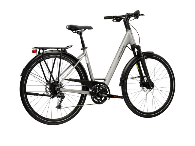 Bicicleta Urban Kross Trans T300 28 inch gri / neagra Shimano Cues