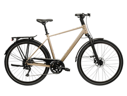 Bicicleta Urban Kross Trans T300 28 inch maro / neagra Shimano Cues