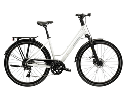 Bicicleta Urban Kross Trans T400 28 inch perla / grafit Shimano Cues