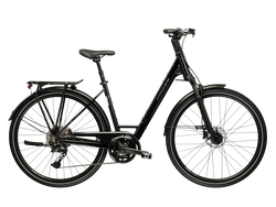 Bicicleta Urban Kross Trans T500 28 inch neagra / argintie Shimano Cues