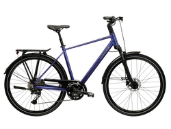 Bicicleta Urban Kross Trans T500 28 inch mov / neagra Shimano Cues