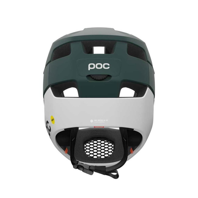 Cască MTB fullface POC Otocon Race MIPS - Pargasite Green Matt/Hydrogen White Matt