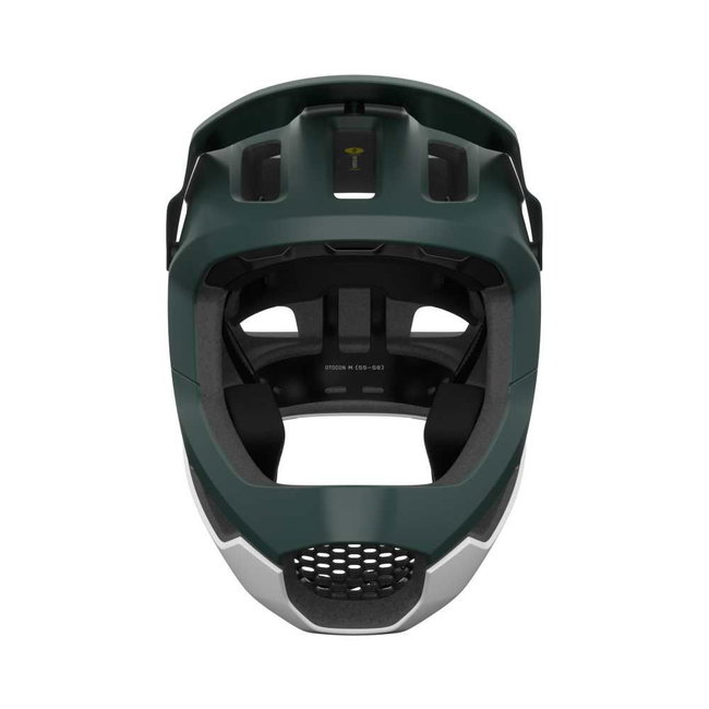 Cască MTB fullface POC Otocon Race MIPS - Pargasite Green Matt/Hydrogen White Matt