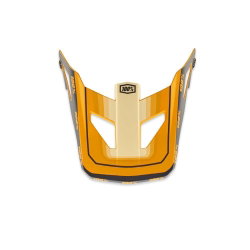 Vizor cască 100% Status Replacement Visor Topenga Orange/Black - Topenga portocaliu/negru