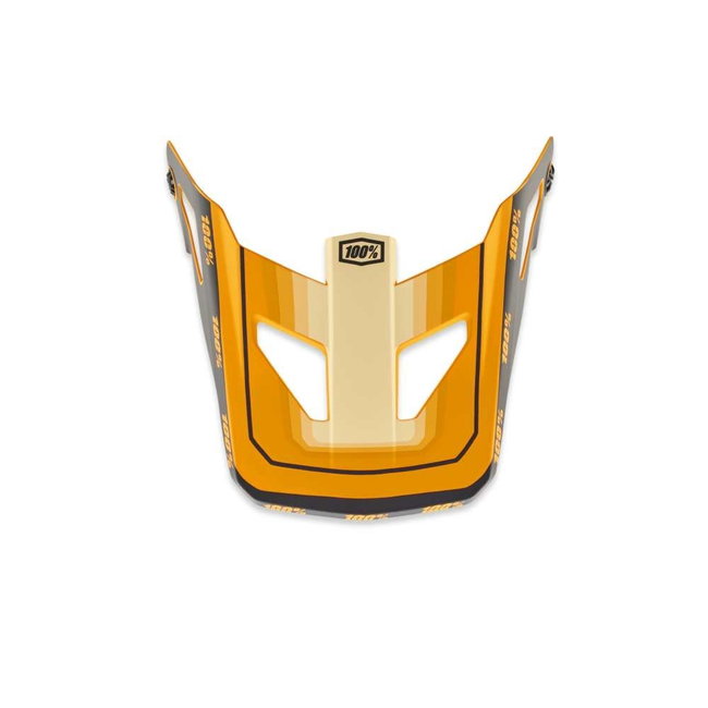 Vizor cască 100% Status Replacement Visor Topenga Orange/Black - Topenga portocaliu/negru