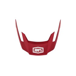 Vizor cască 100% Altec Replacement Visor v2 - roșu închis